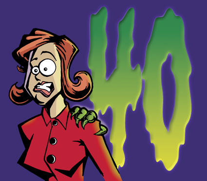 Turning 40 Cartoon